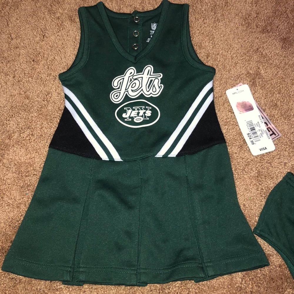Girls New York Jets Cheerleading Outfit | Size 2